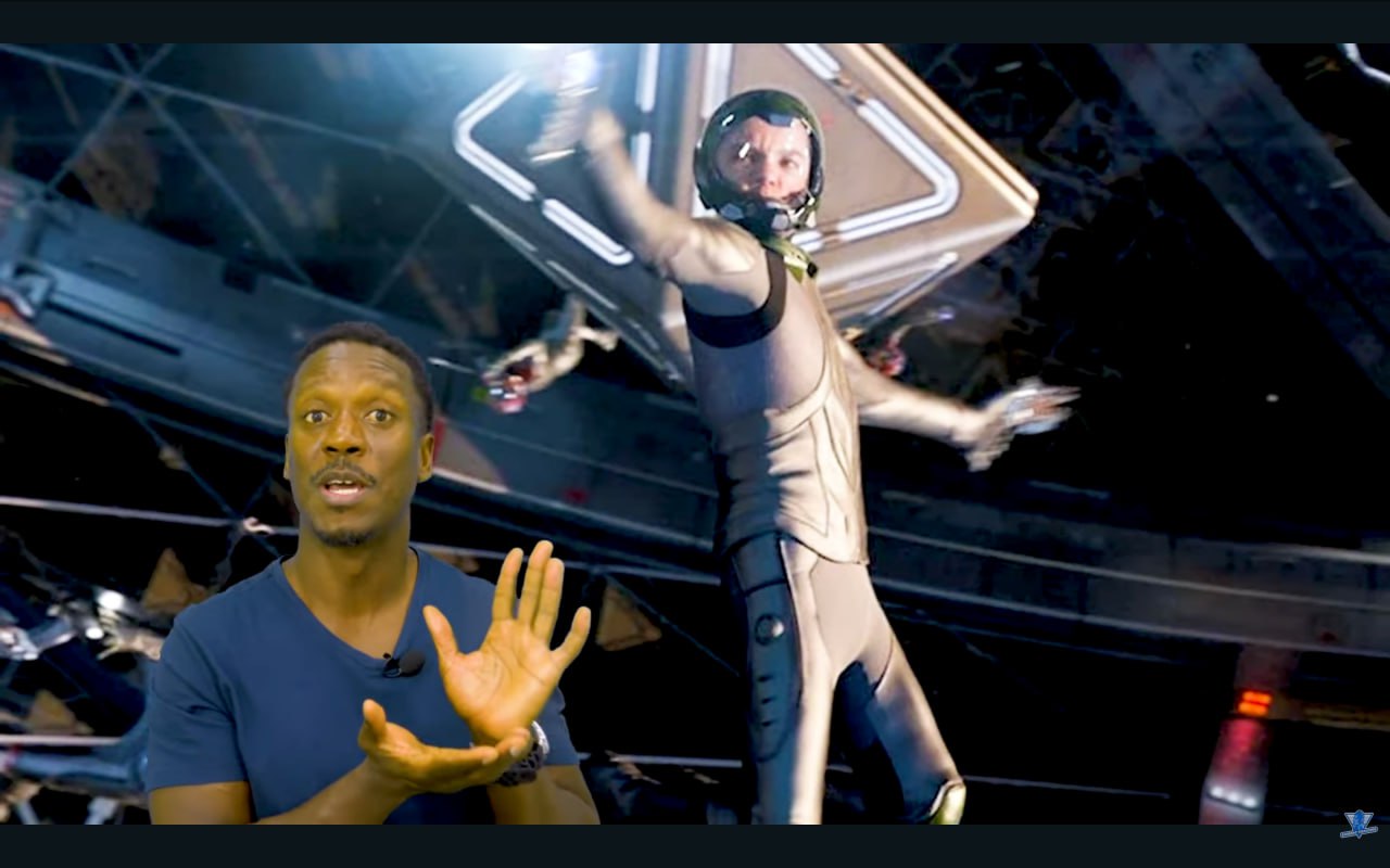 Ендер у бойовій кімнаті невагомості