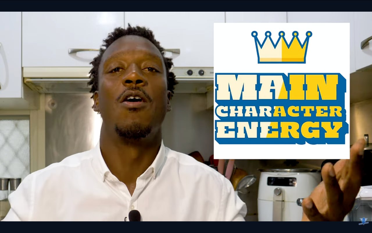 Main Character Energy graphic with crown