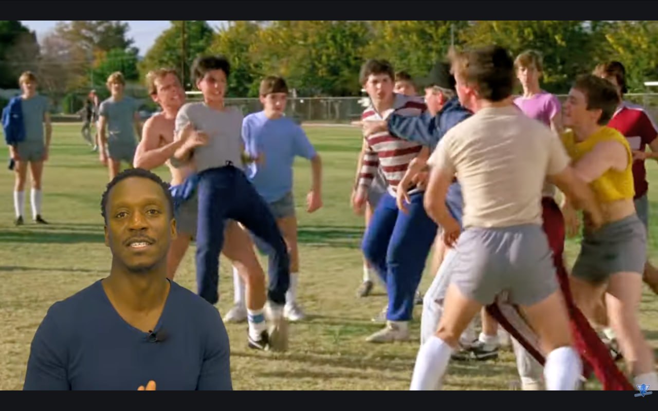 Daniel being bullied - soccer field fight scene