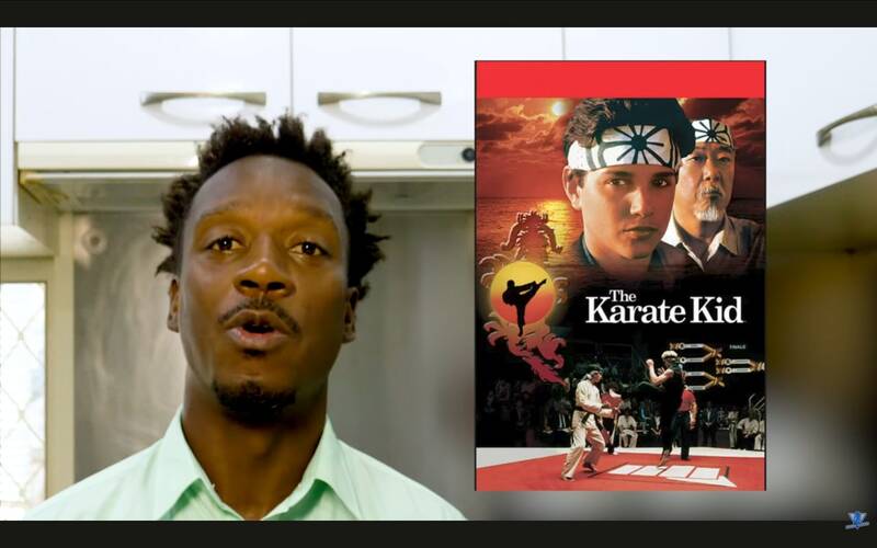 İngilizce öğrenmek için Karate Kid filmi.