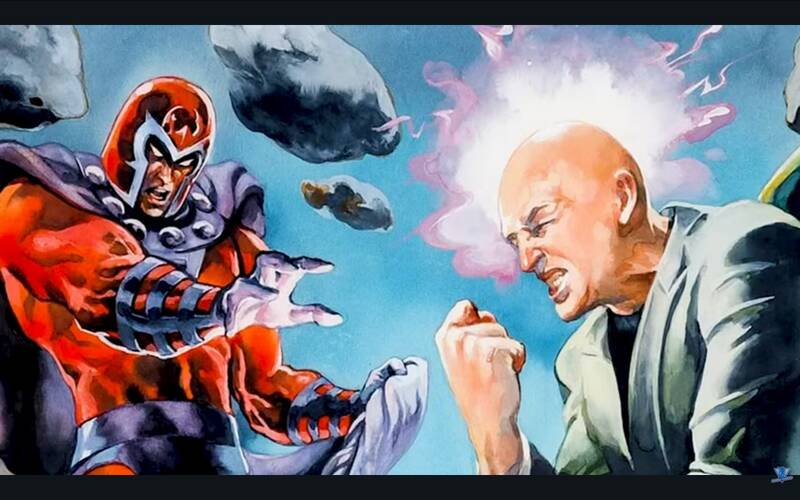 매그네토 vs 프로페서 X의 대결