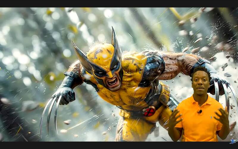 Wolverine in action