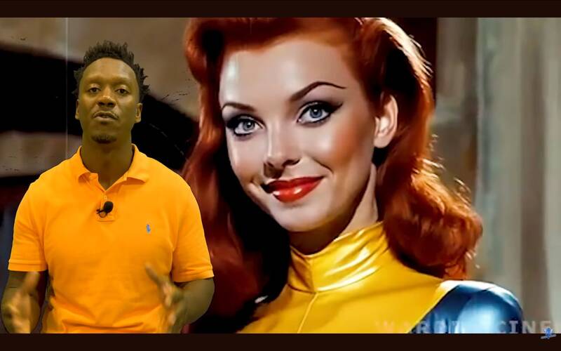 Jean Grey in yellow X-Men uniform