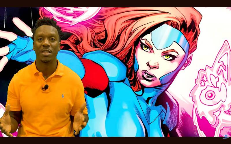 Jean Grey using telekinesis powers