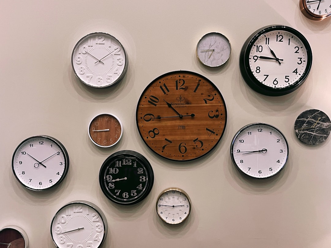 Classroom clock showing time management strategies for ESL lesson scheduling
