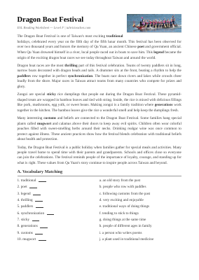 Dragon Boat Festival Intermediate