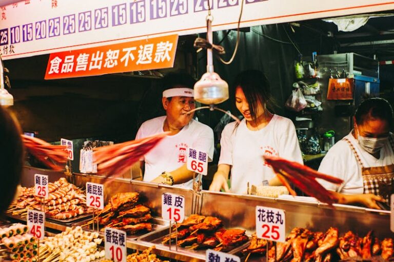 Night Markets of Taiwan | ESL Reading Worksheet 夜市英文閱讀
