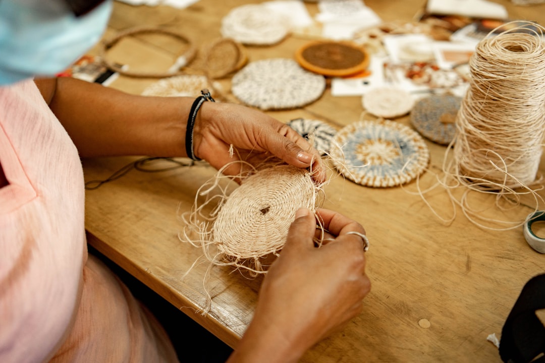 Traditional paper making craft demonstrating handmade artistic techniques