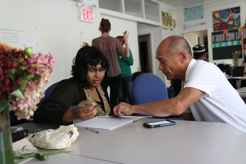 Adult ESL speaking practice with one-on-one feedback