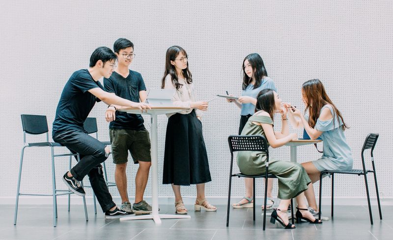 ESL discussion activities mirroring a professional meeting