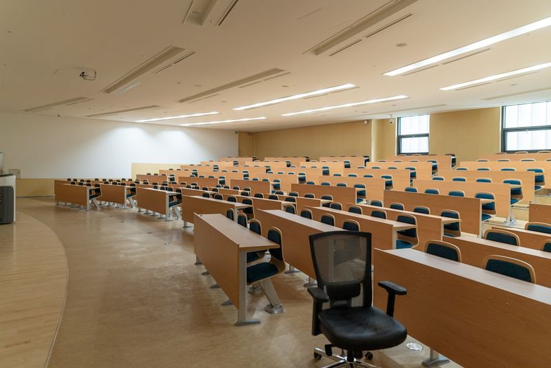 Study abroad university students on an international exchange program