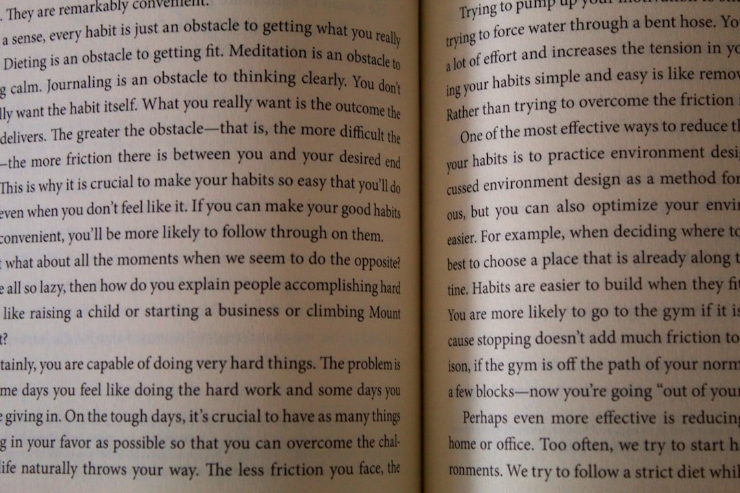 book pages
