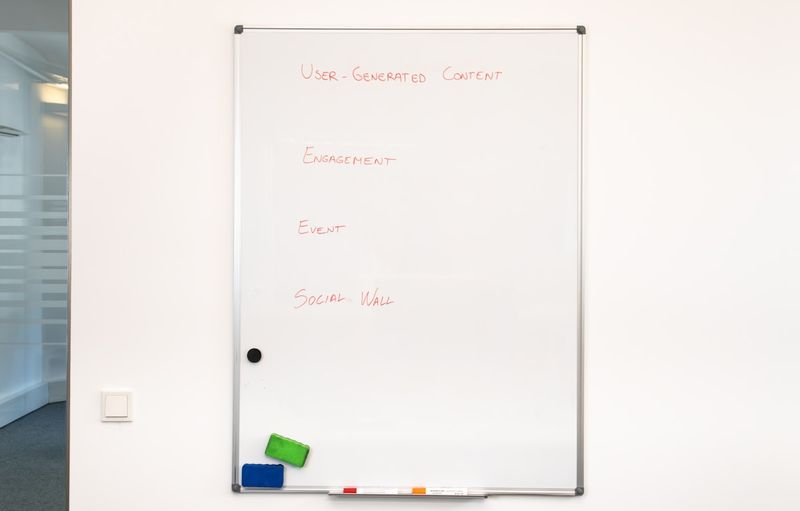 ESL error correction technique demonstrated on whiteboard