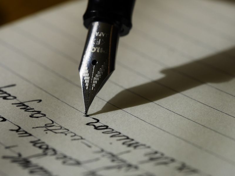 Creative ESL writing prompts and a fountain pen