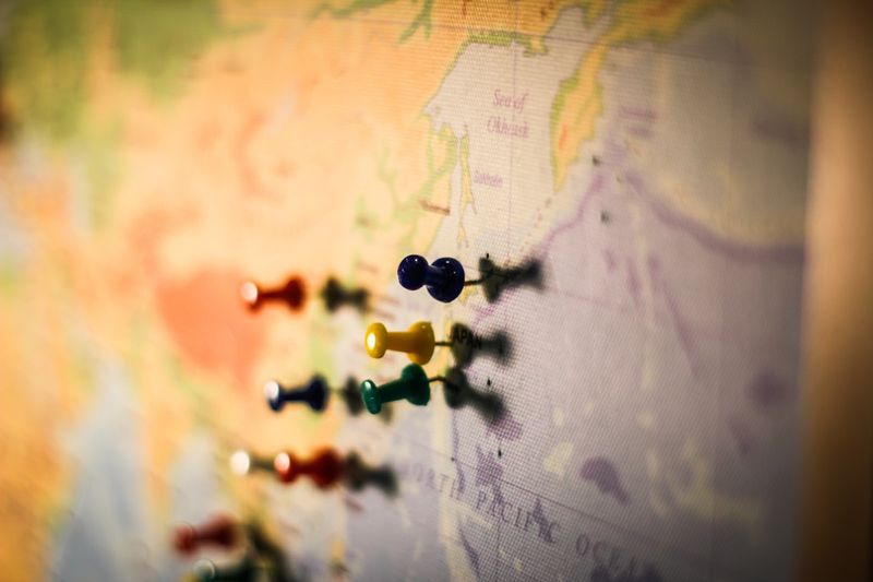 Information gap map activity for ESL classes