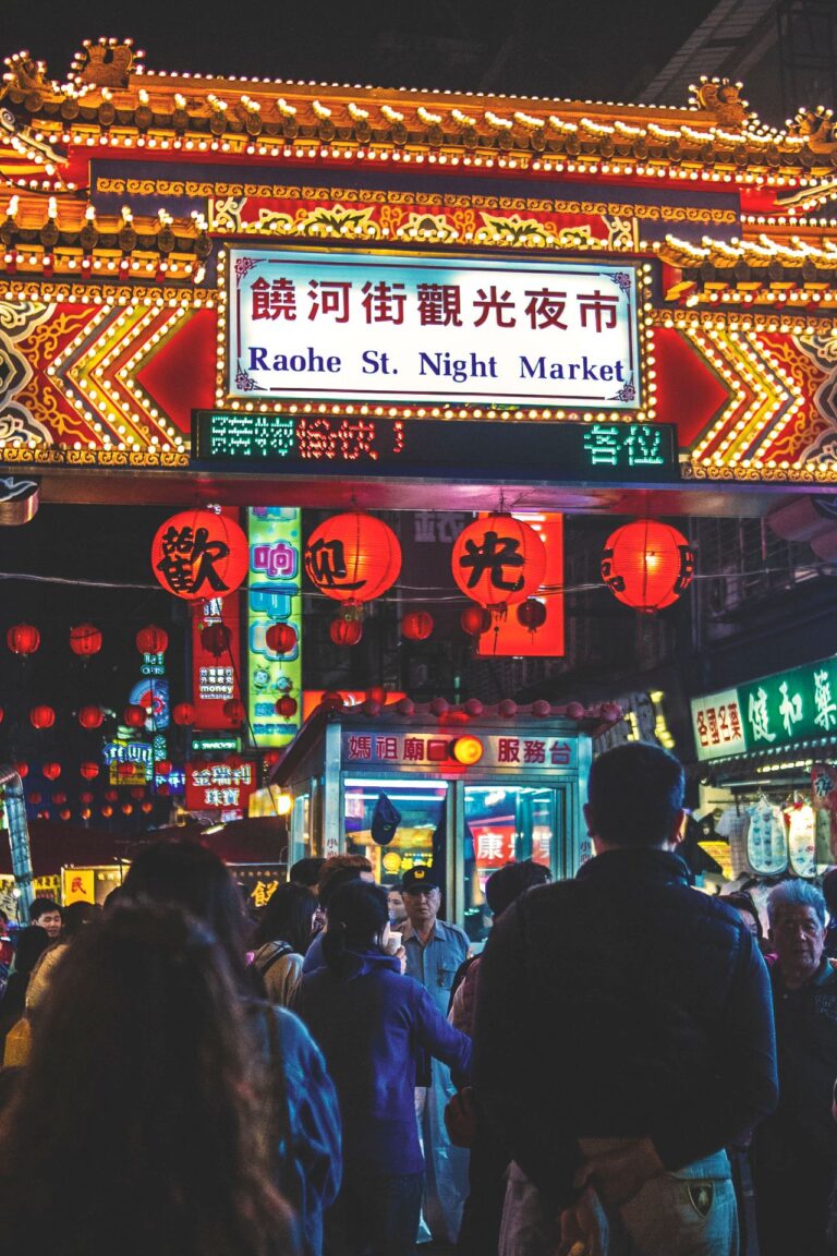 Taiwan Night Markets ESL Worksheet — Advanced Level F Reading PDF