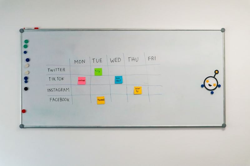 Scaffolding examples in teaching: planning a PPP lesson with sticky notes