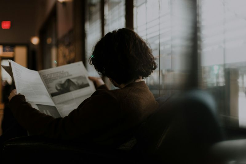 Scanning a newspaper for specific information real-world example