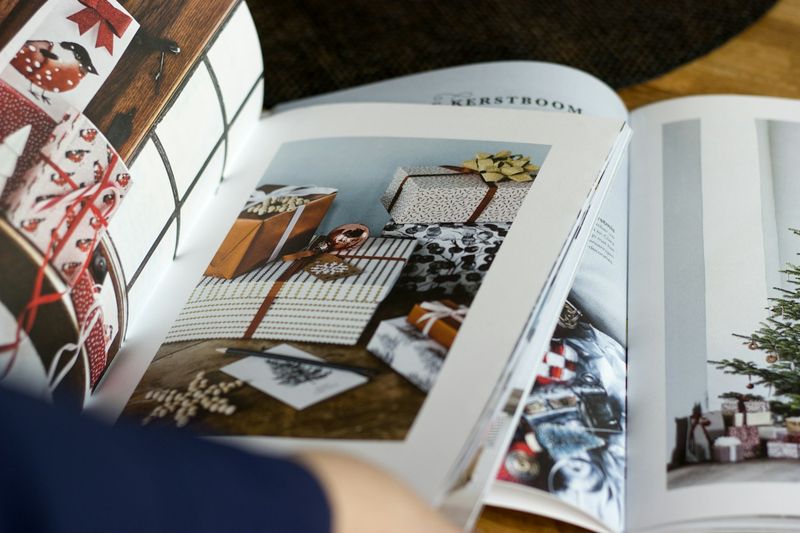 Magazine pages used for skimming activities in ESL