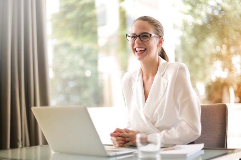 Determined professional facing a difficult challenge with courage
