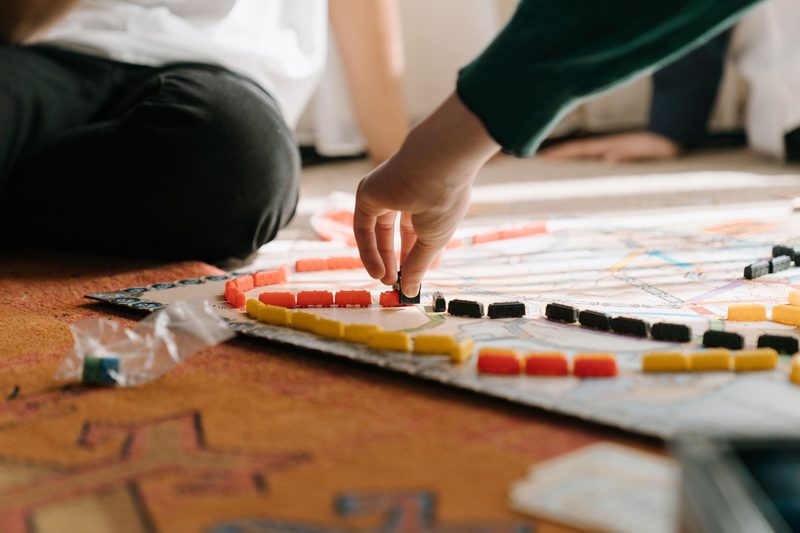 Classroom board game for practicing superlative adjectives