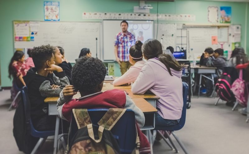 future tense ESL beginner lesson with students in classroom