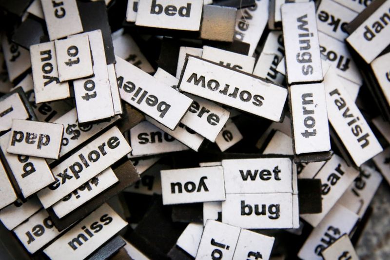 Phrasal verbs word tiles activity for building verbs and particles