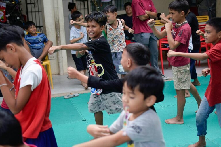 Total Physical Response: ESL students following a physical command together