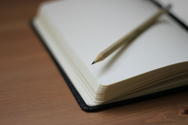Student notebook used for recording lexical approach collocations and vocabulary chunks