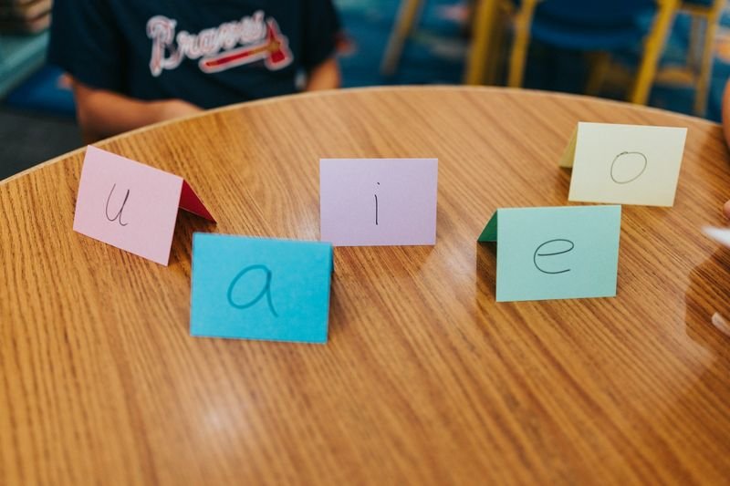 picture vocabulary cards used as visual anchors for autistic ESL students